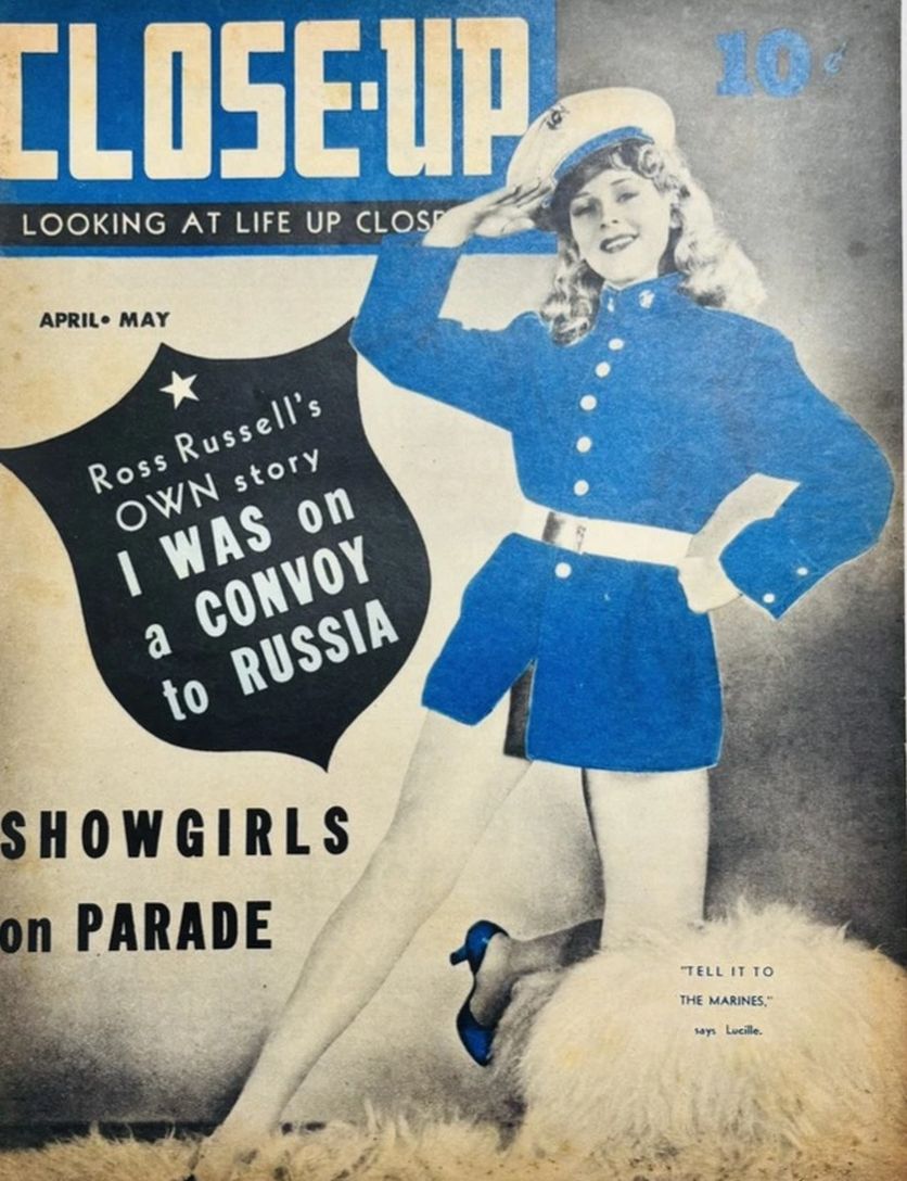 CLOSE-UP (1941) magazine side cover  April/May 1943
