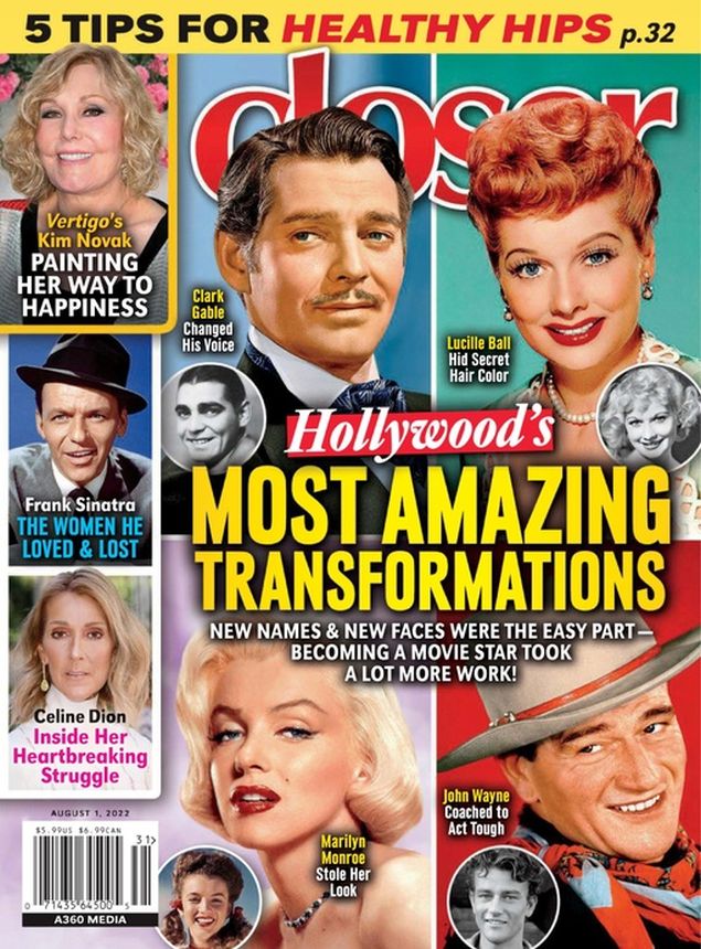 CLOSER WEEKLY magazine side cover 1 August 2022