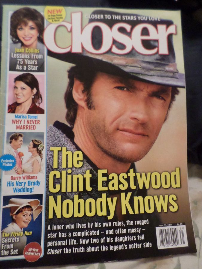CLOSER WEEKLY magazine side cover 31 July 2017
