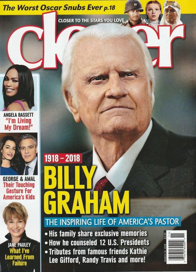 CLOSER WEEKLY magazine side cover 12 March 2018