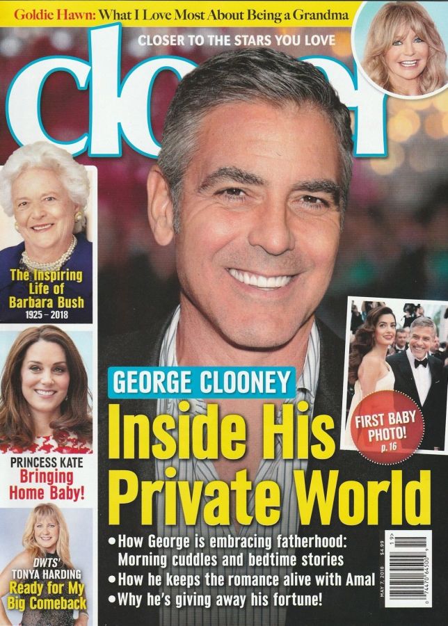 CLOSER WEEKLY magazine side cover 7 May 2018