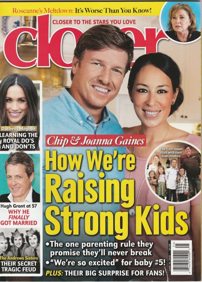 CLOSER WEEKLY magazine side cover 18 June 2018