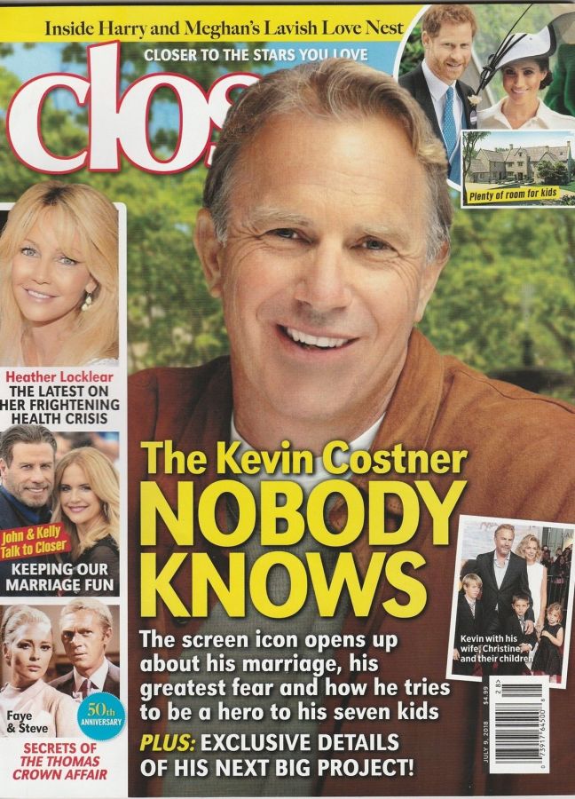 CLOSER WEEKLY magazine side cover 9 July 2018