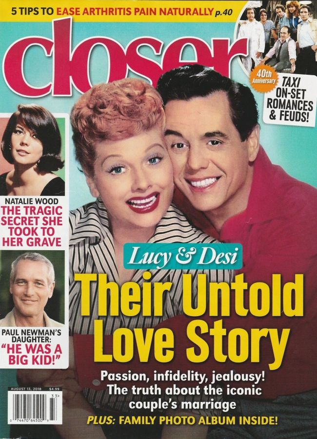 CLOSER WEEKLY magazine side cover 13 August 2018