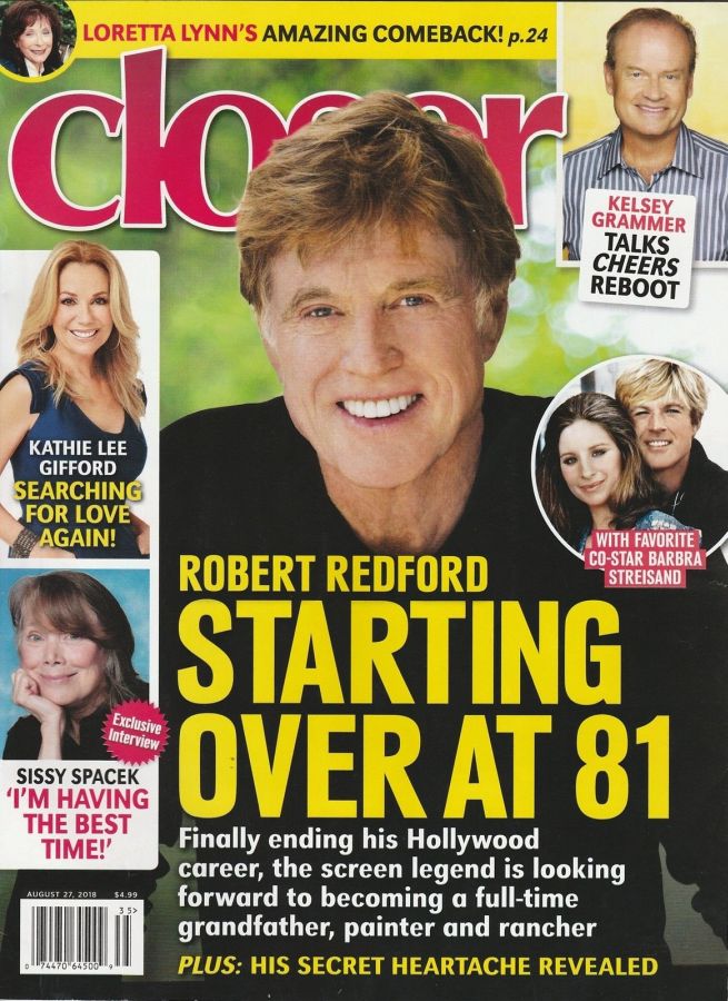 CLOSER WEEKLY magazine side cover 27 August 2018
