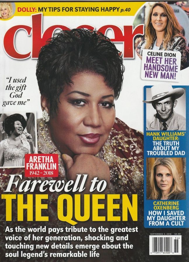 CLOSER WEEKLY magazine side cover 3 September 2018