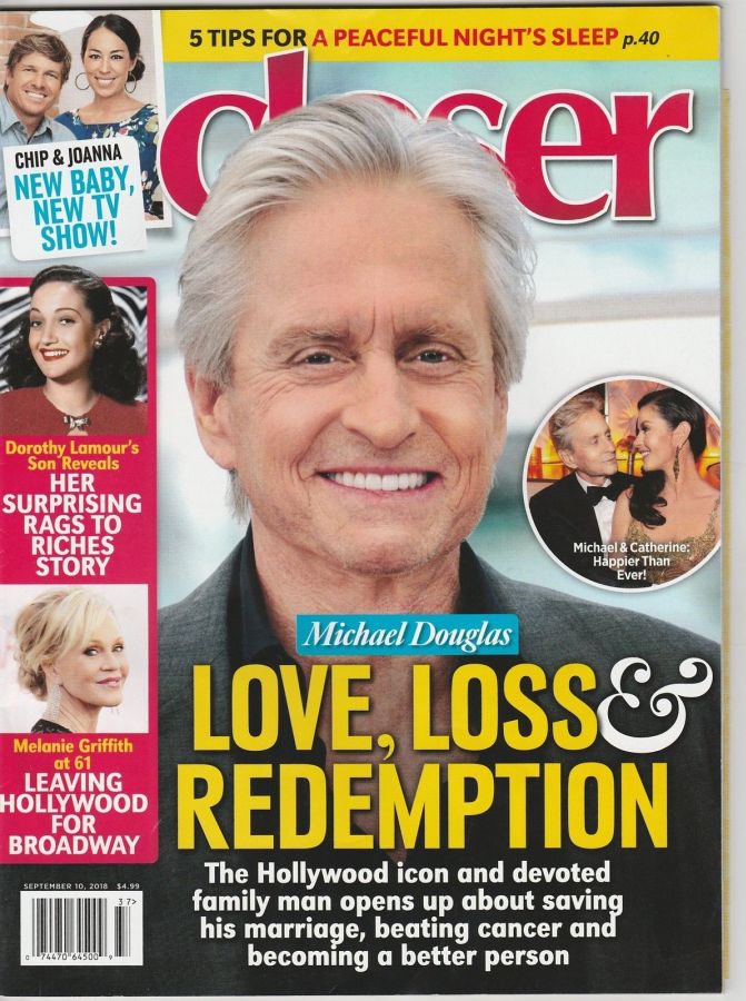 CLOSER WEEKLY magazine side cover 10 September 2018