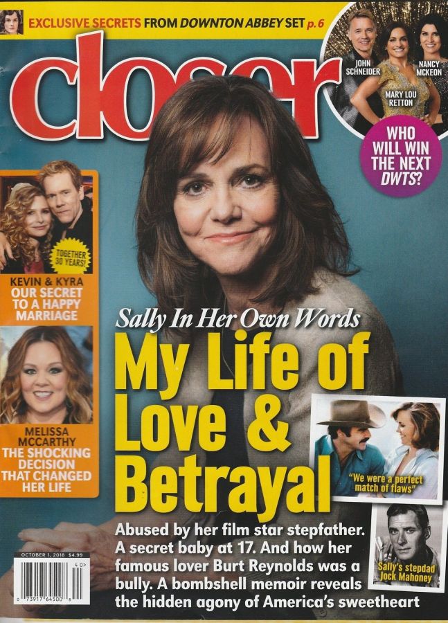 CLOSER WEEKLY magazine side cover 1 October 2018