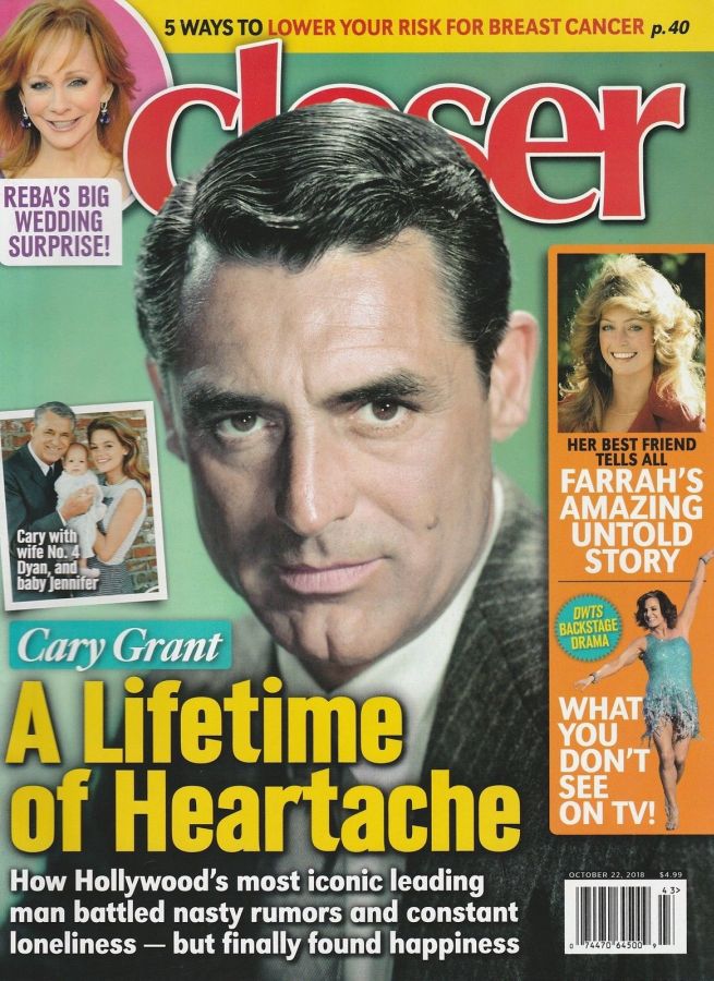 CLOSER WEEKLY magazine side cover 22 October 2018