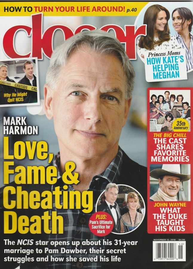 CLOSER WEEKLY magazine side cover 12 November 2018