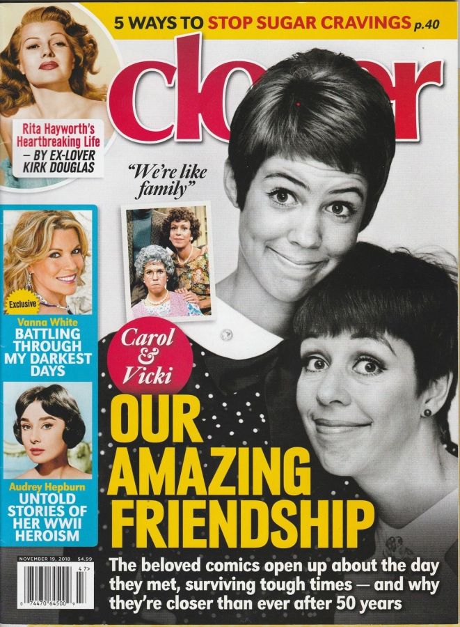 CLOSER WEEKLY magazine side cover 19 November 2018