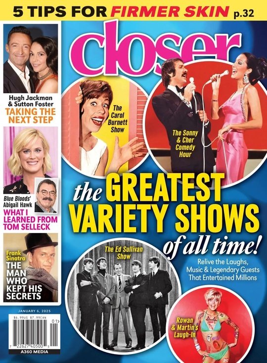 CLOSER WEEKLY magazine side cover 6 January 2025