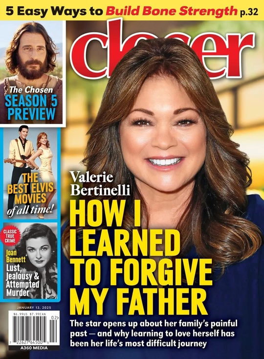 CLOSER WEEKLY magazine side cover 13 January 2025