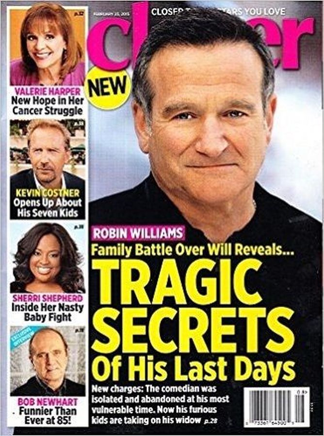 CLOSER WEEKLY magazine side cover 23 February 2015