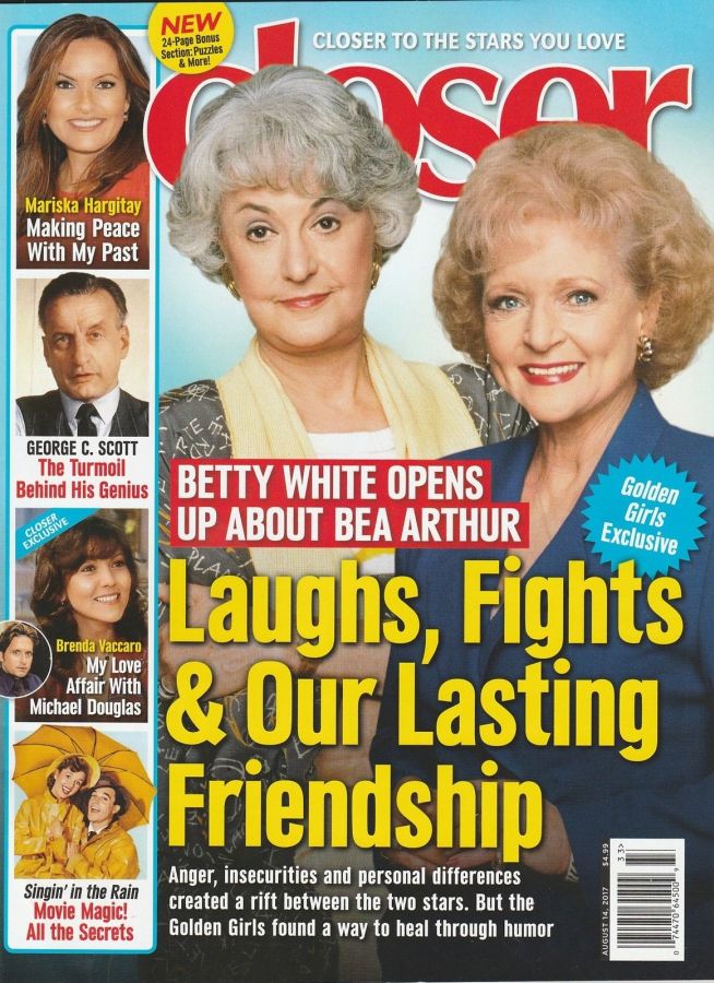 CLOSER WEEKLY magazine side cover 14 August 2017