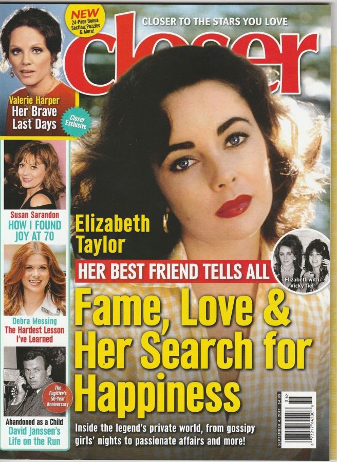 CLOSER WEEKLY magazine side cover 4 September 2017