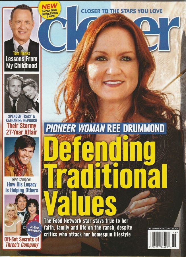 CLOSER WEEKLY magazine side cover 13 November 2017