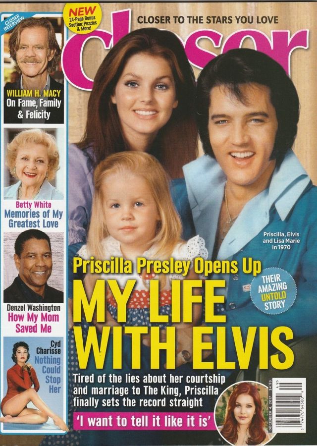 CLOSER WEEKLY magazine side cover 4 December 2017