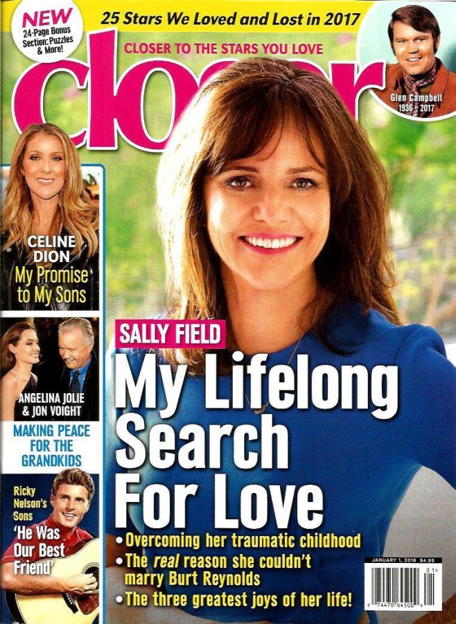 CLOSER WEEKLY magazine side cover 1 January 2018