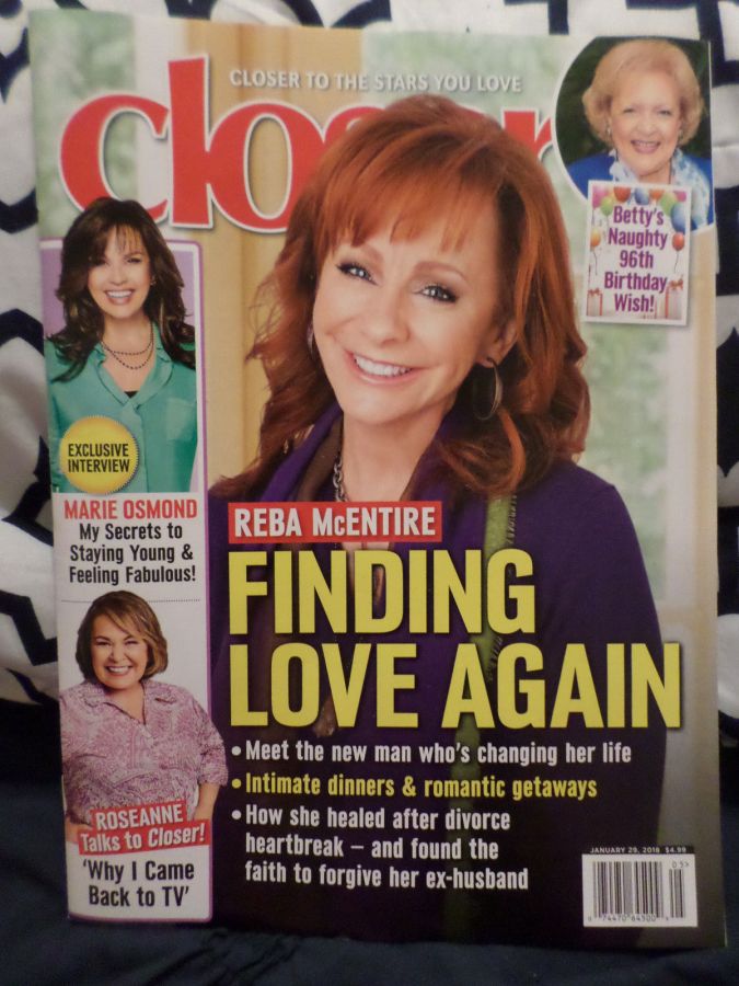 CLOSER WEEKLY magazine side cover 29 January 2018