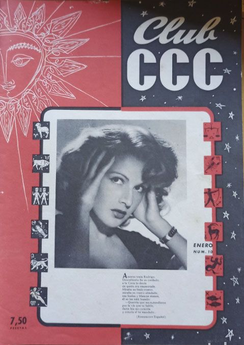 CLUB CCC magazine side cover Issue 10  January 1955