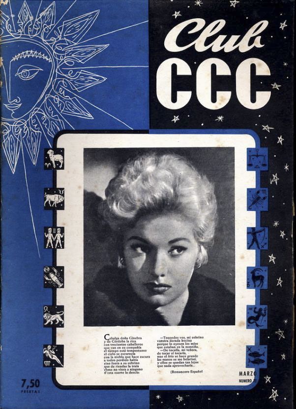 CLUB CCC magazine side cover Issue 12  March 1955