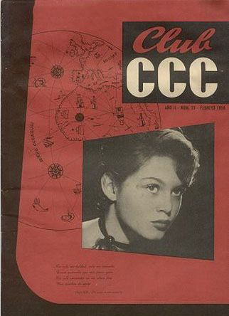 CLUB CCC magazine side cover Issue 23  February 1956