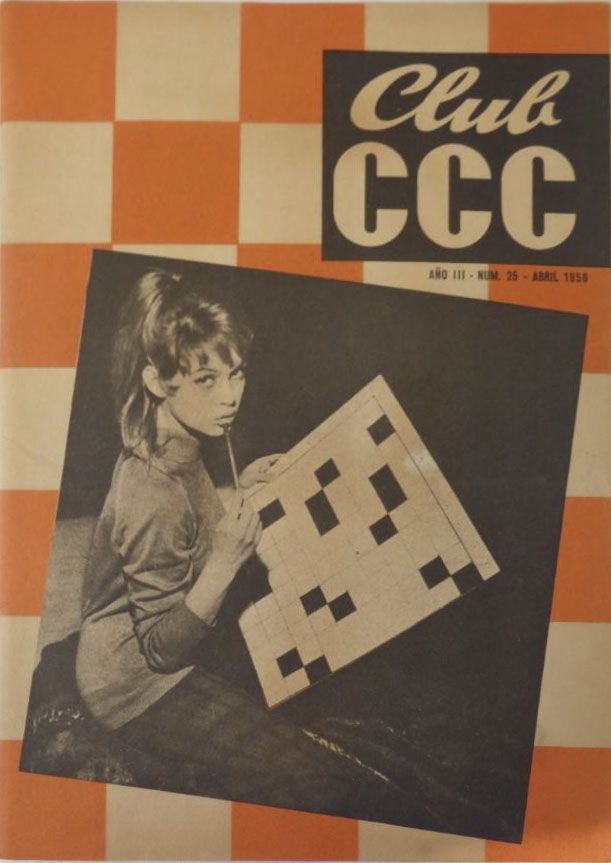 CLUB CCC magazine side cover Issue 25  April 1956