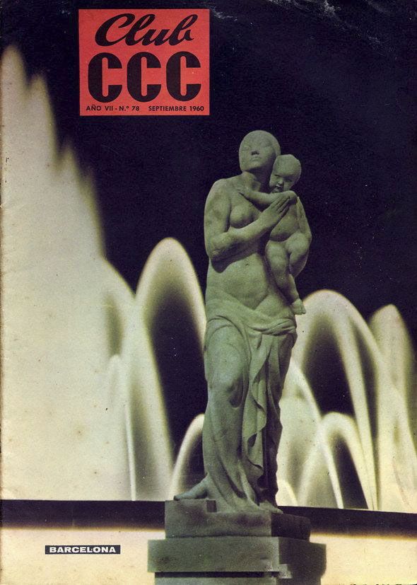 CLUB CCC magazine side cover Issue 78  September 1960