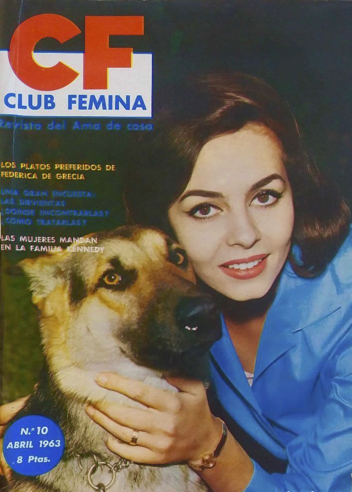 CLUB FEMINA magazine side cover Issue 10  April 1963