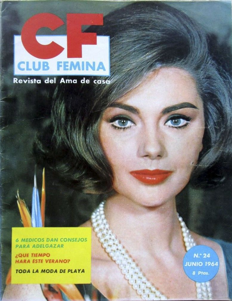 CLUB FEMINA magazine side cover Issue 24  June 1964