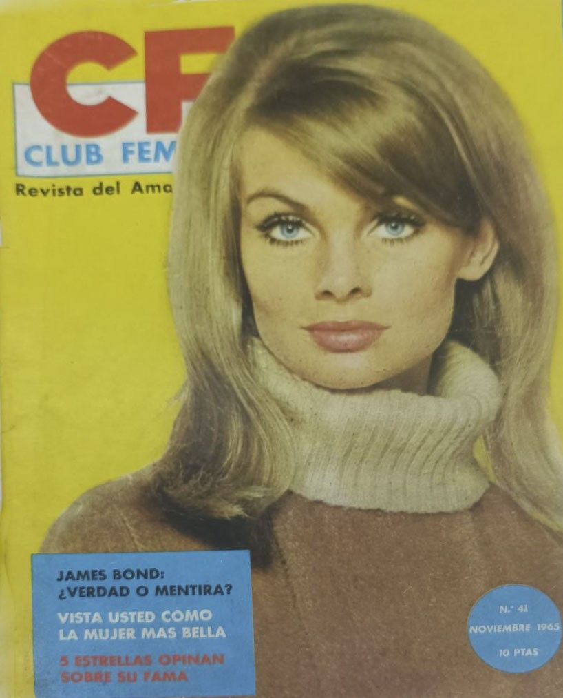 CLUB FEMINA magazine side cover Issue 41  November 1965