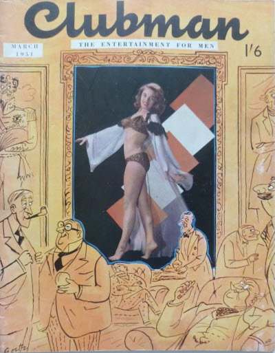 CLUBMAN magazine side cover  March 1951