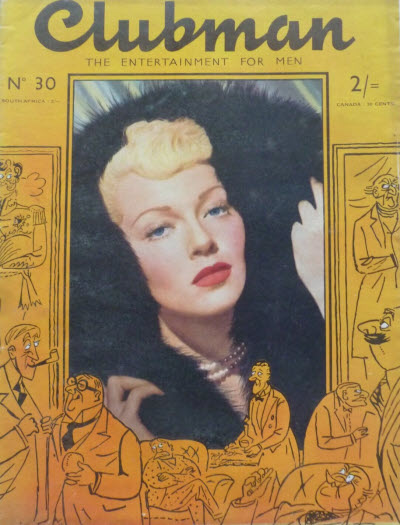 CLUBMAN magazine side cover Issue 30  March 1953