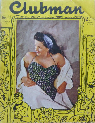 CLUBMAN magazine side cover Issue 31  April 1953