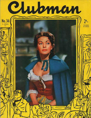 CLUBMAN magazine side cover Issue 36  September 1953
