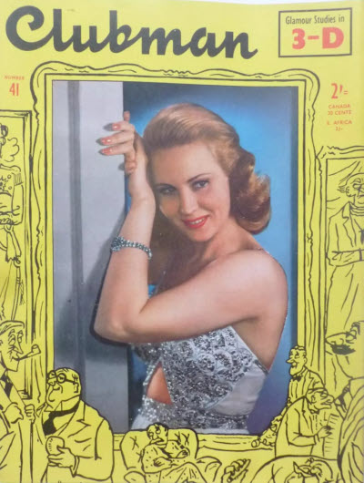 CLUBMAN magazine side cover Issue 41  May 1954