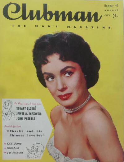 CLUBMAN magazine side cover Issue 44  August 1954