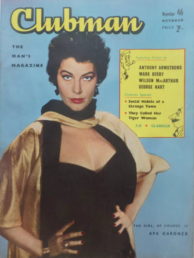 CLUBMAN magazine side cover Issue 46  October 1954