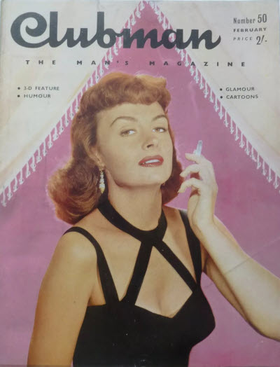 CLUBMAN magazine side cover Issue 50  February 1955