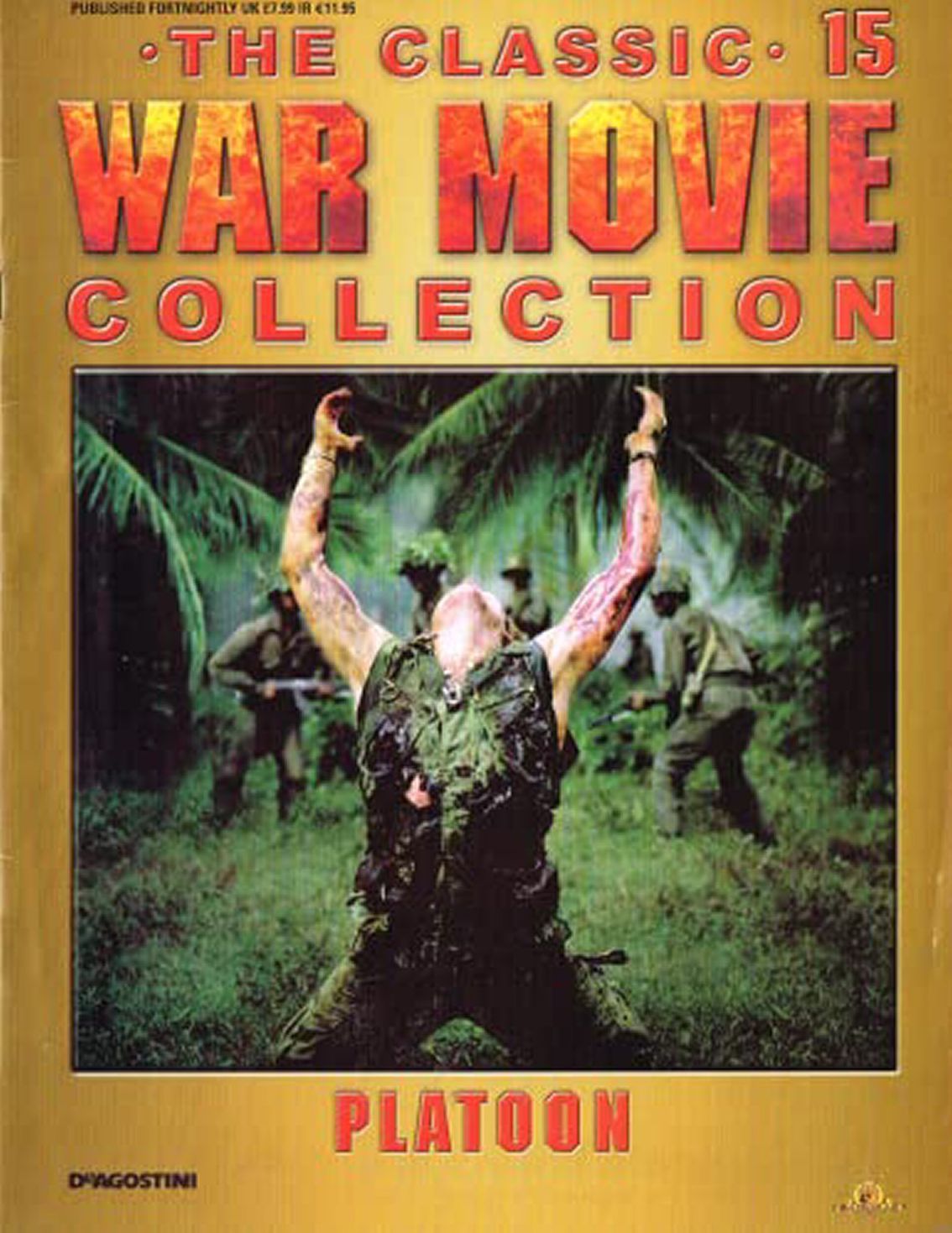CLASSIC WAR MOVIE COLLECTION magazine side cover Issue 15   