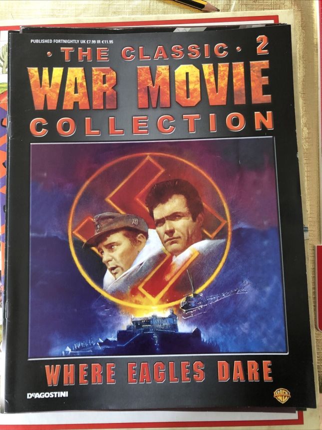 CLASSIC WAR MOVIE COLLECTION magazine side cover Issue 2   