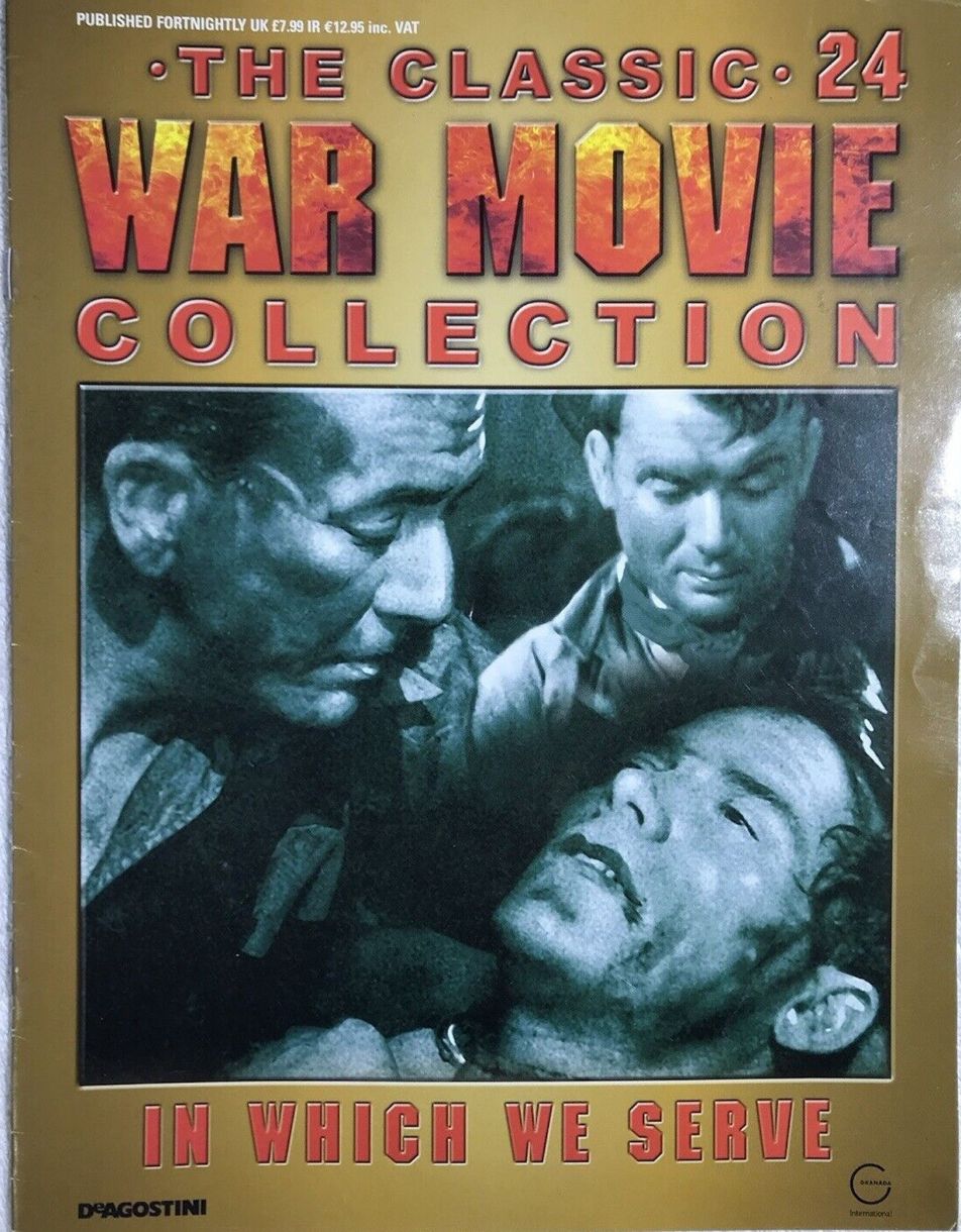 CLASSIC WAR MOVIE COLLECTION magazine side cover Issue 24   