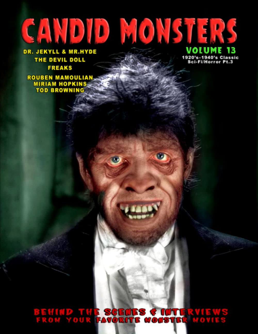 CANDID MONSTERS magazine side cover Issue 13   2021
