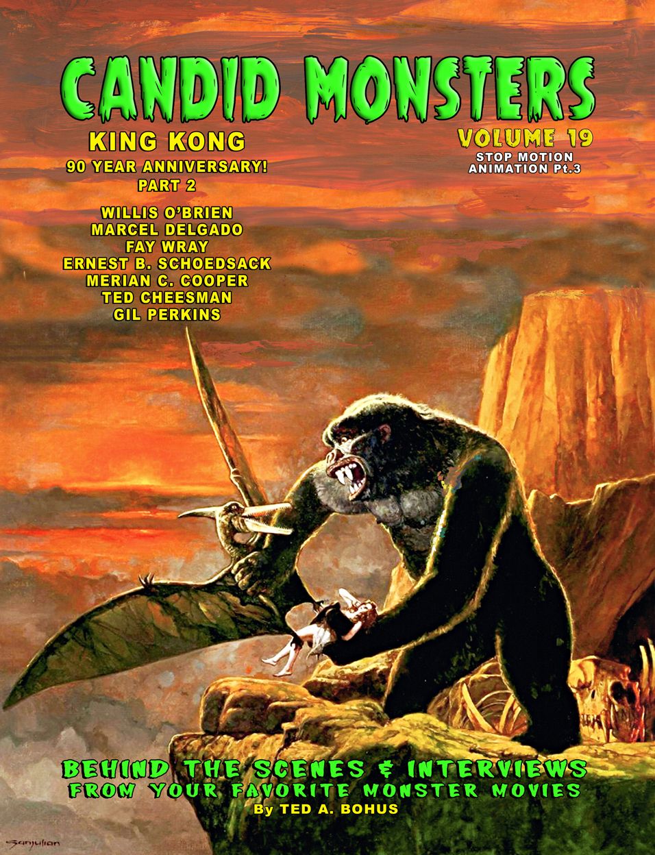 CANDID MONSTERS magazine side cover Issue 19  April/May 2023