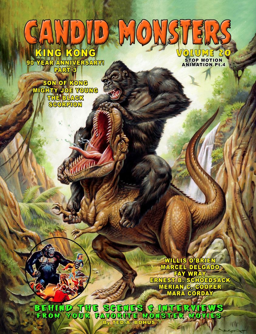 CANDID MONSTERS magazine side cover Issue 20  June/July 2023