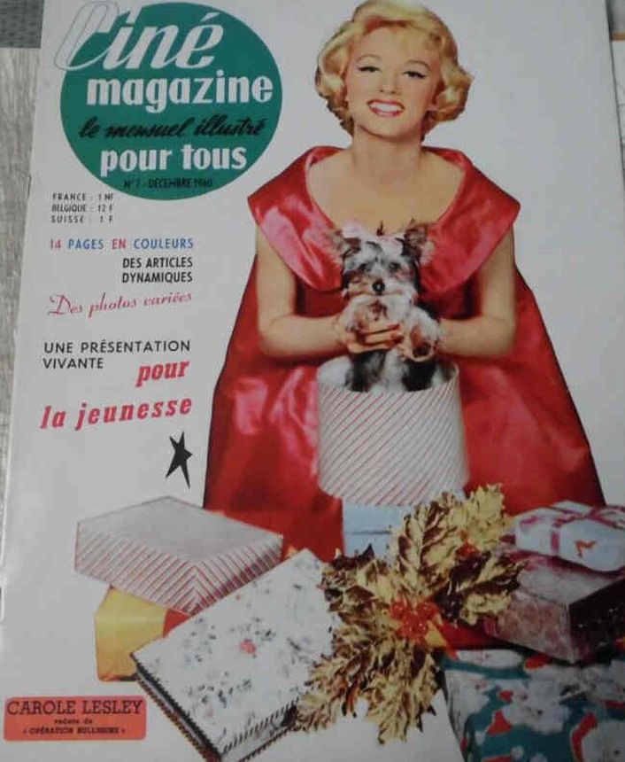 CINE MAGAZINE POUR TOUS magazine side cover Issue 7  December 1960