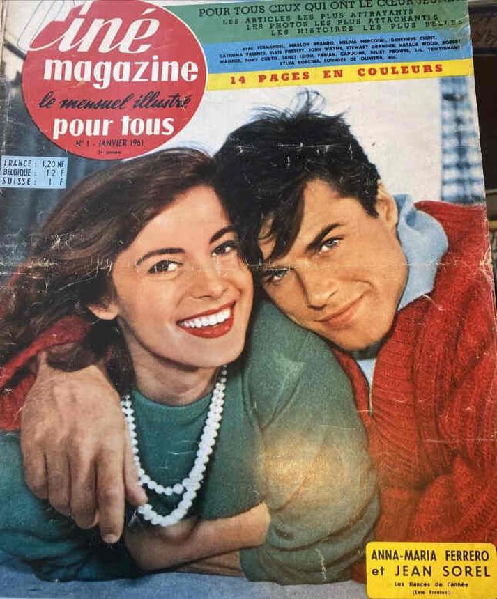 CINE MAGAZINE POUR TOUS magazine side cover Issue 1  January 1961