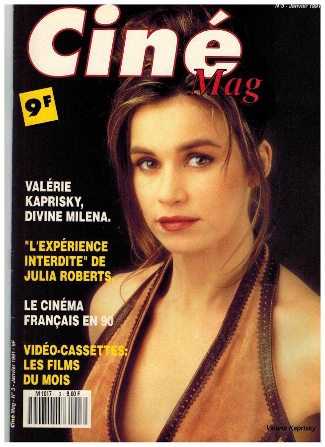 CINE MAG magazine side cover Issue 3 January 1991