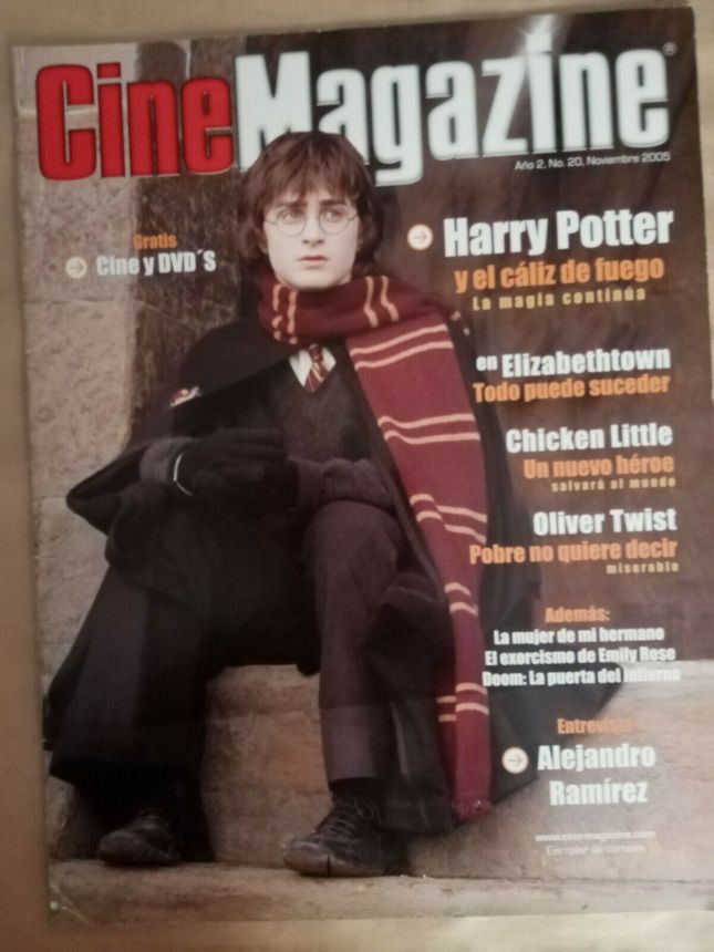 CINEMAGAZINE (Mx) magazine side cover Issue 20  November 2005